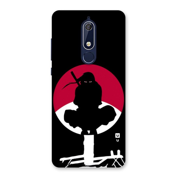 Uchiha Itachi Minimalist Back Case for Nokia 5.1