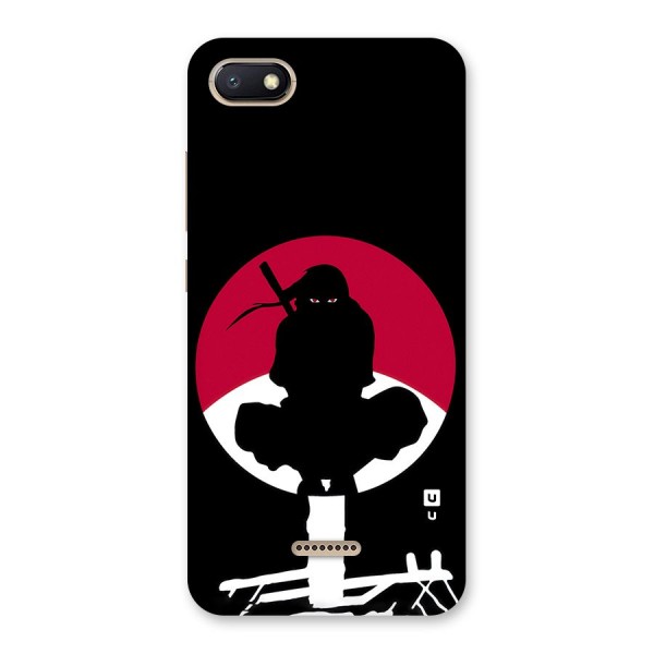 Uchiha Itachi Minimalist Back Case for Redmi 6A