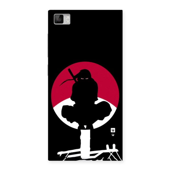 Uchiha Itachi Minimalist Back Case for Xiaomi Mi3