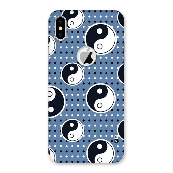 Ultimate Yin Yang Back Case for iPhone XS Logo Cut