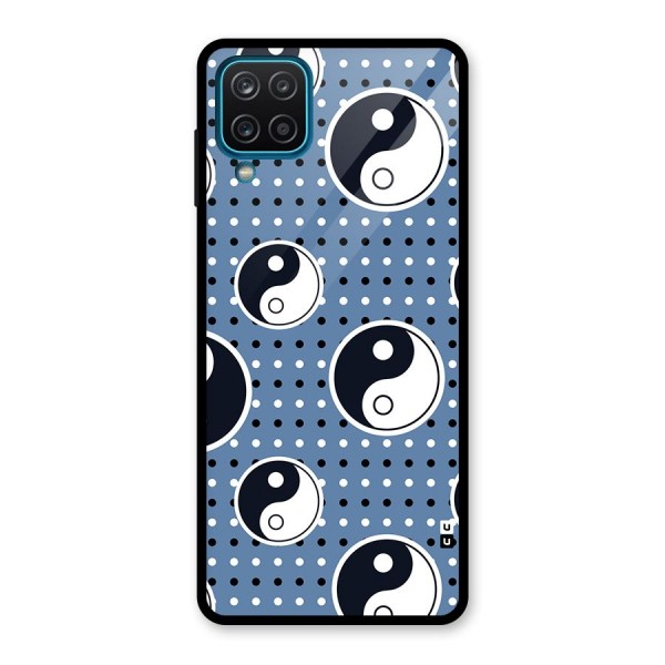 Ultimate Yin Yang Glass Back Case for Galaxy A12