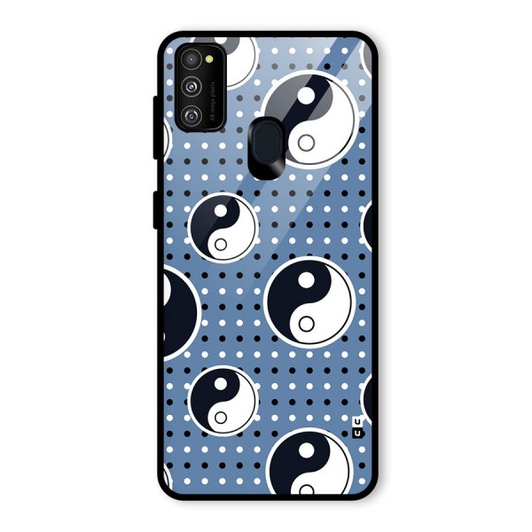 Ultimate Yin Yang Glass Back Case for Galaxy M30s