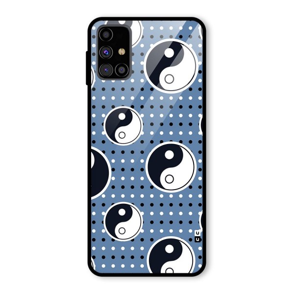 Ultimate Yin Yang Glass Back Case for Galaxy M31s