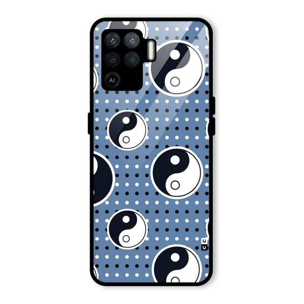 Ultimate Yin Yang Glass Back Case for Oppo F19 Pro