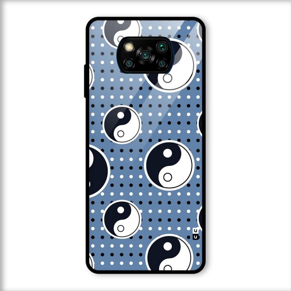 Ultimate Yin Yang Glass Back Case for Poco X3