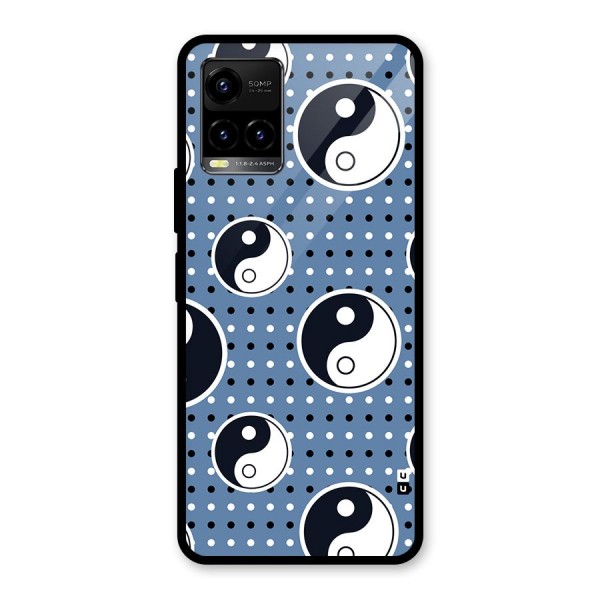 Ultimate Yin Yang Glass Back Case for Vivo Y21A