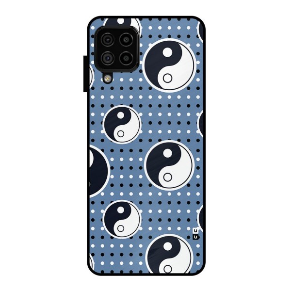 Ultimate Yin Yang Metal Back Case for Galaxy A22 4G