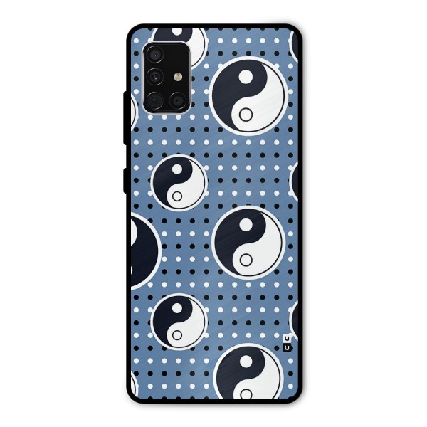 Ultimate Yin Yang Metal Back Case for Galaxy A51