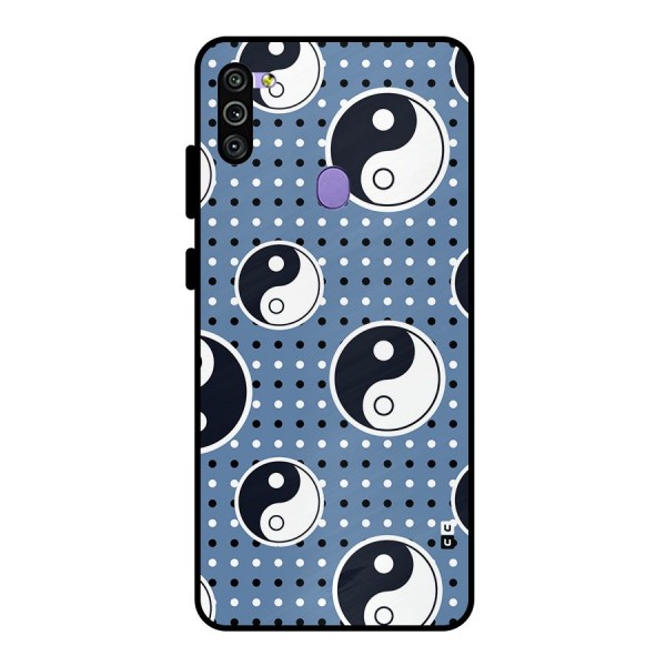 Ultimate Yin Yang Metal Back Case for Galaxy M11