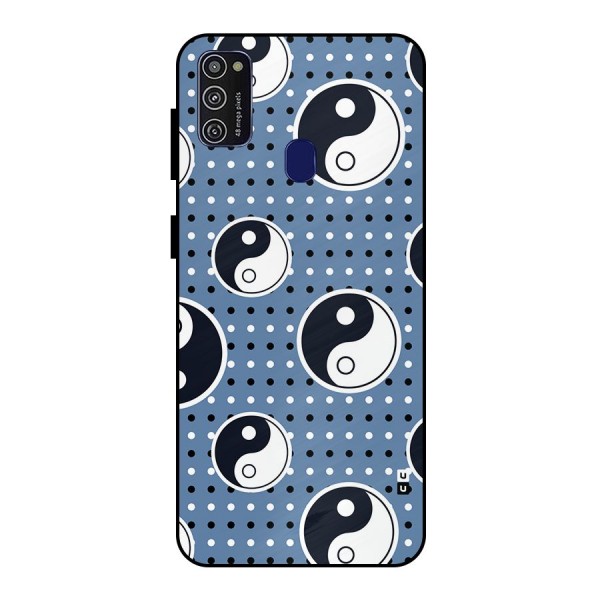 Ultimate Yin Yang Metal Back Case for Galaxy M21