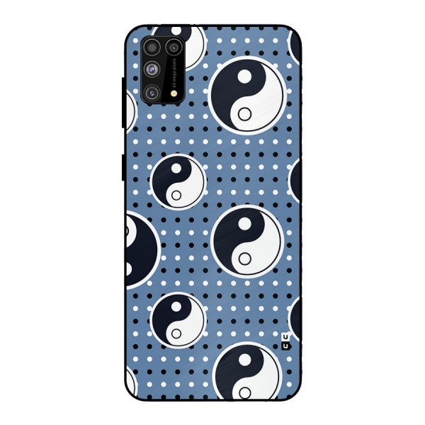 Ultimate Yin Yang Metal Back Case for Galaxy M31