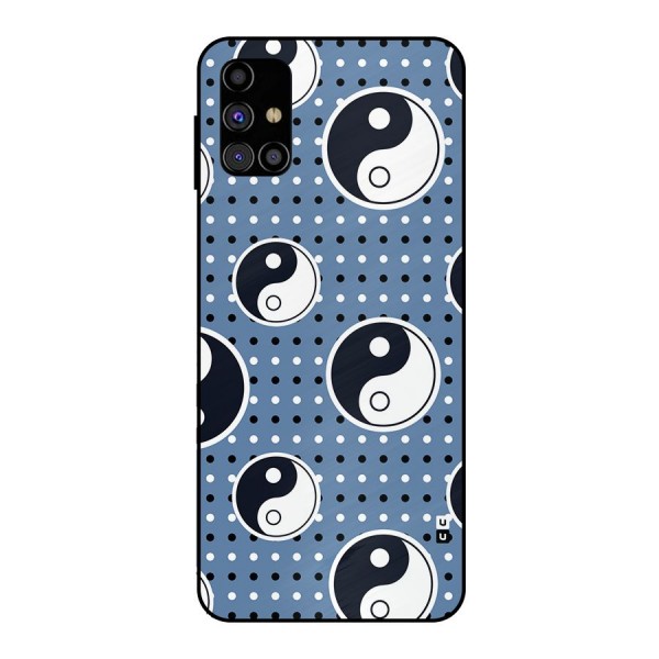 Ultimate Yin Yang Metal Back Case for Galaxy M31s