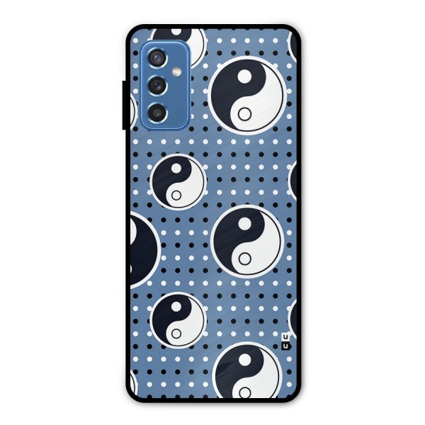 Ultimate Yin Yang Metal Back Case for Galaxy M52 5G