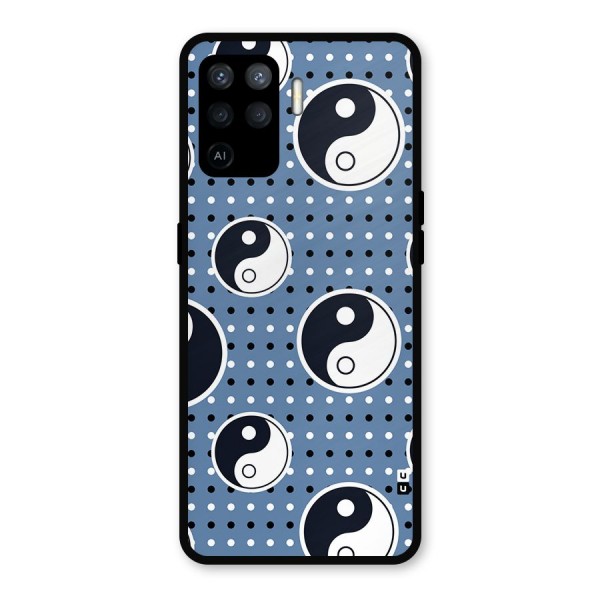 Ultimate Yin Yang Metal Back Case for Oppo F19 Pro