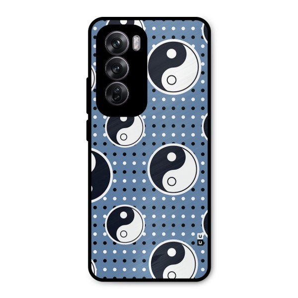 Ultimate Yin Yang Metal Back Case for Oppo Reno12 Pro