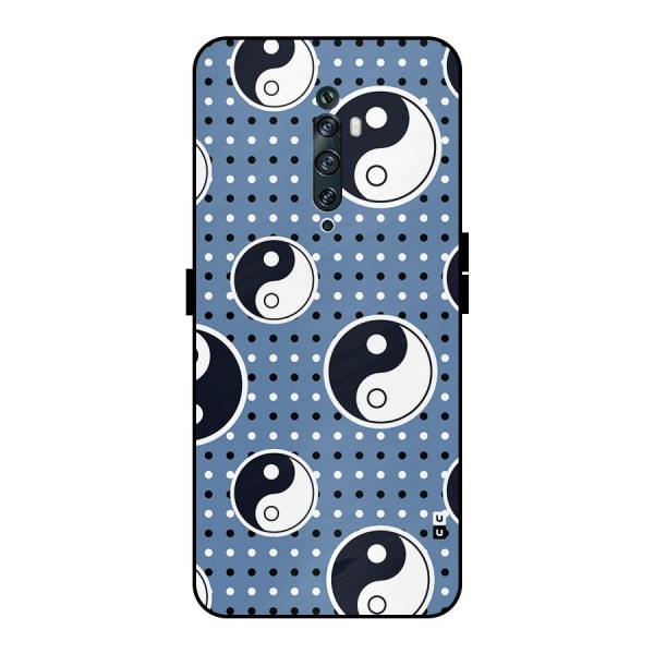 Ultimate Yin Yang Metal Back Case for Oppo Reno2 F