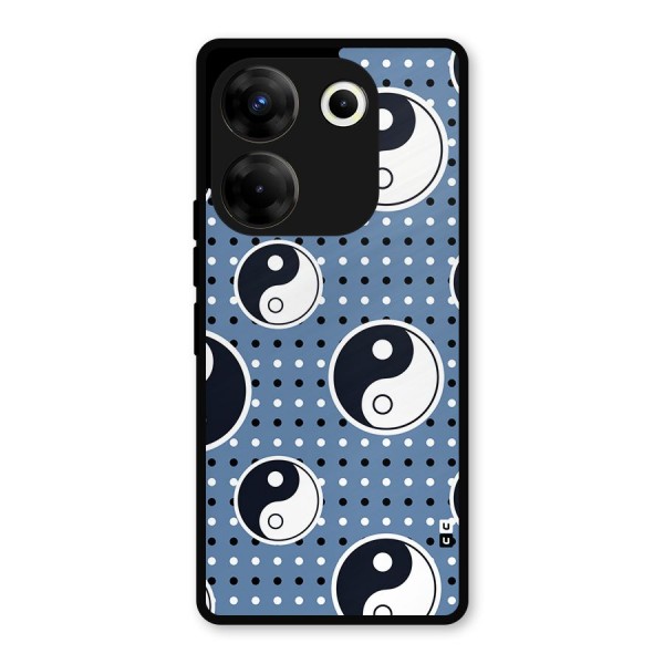 Ultimate Yin Yang Metal Back Case for Tecno Camon 20