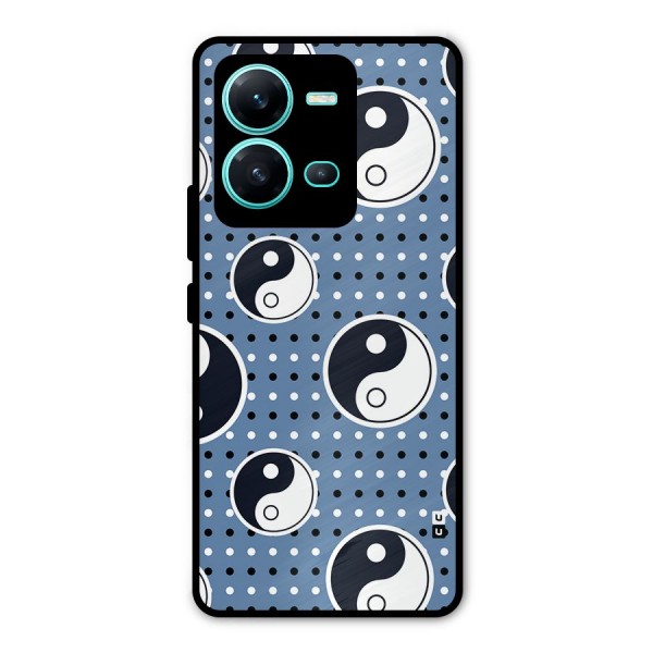 Ultimate Yin Yang Metal Back Case for Vivo V25