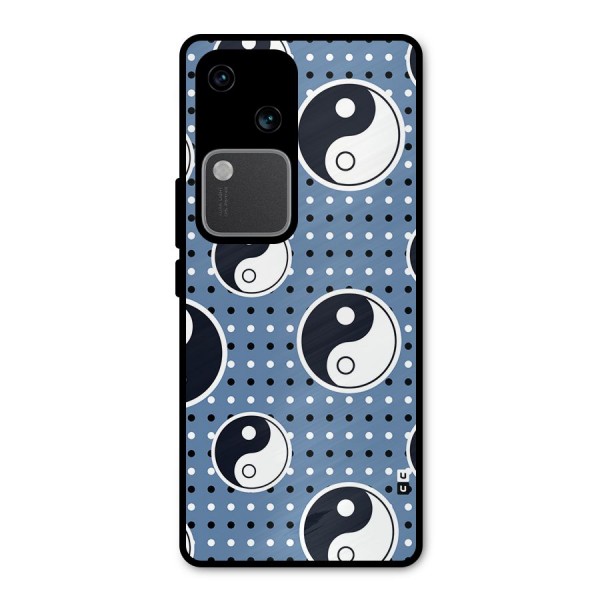 Ultimate Yin Yang Metal Back Case for Vivo V30