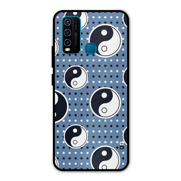 Ultimate Yin Yang Metal Back Case for Vivo Y30