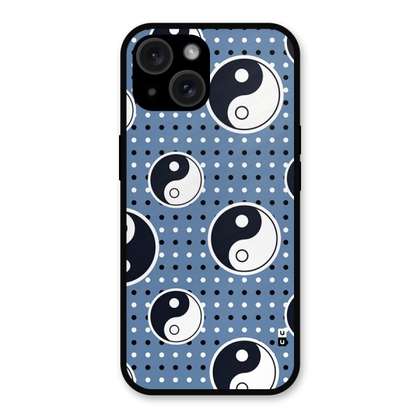 Ultimate Yin Yang Metal Back Case for iPhone 15