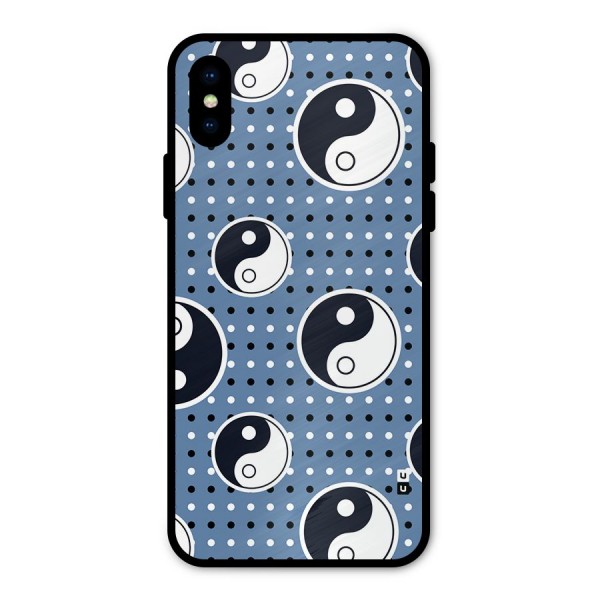 Ultimate Yin Yang Metal Back Case for iPhone X