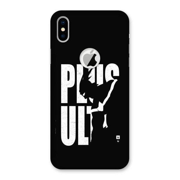 Ultra Plus Back Case for iPhone XS Logo Cut