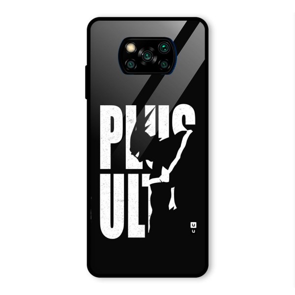 Ultra Plus Glass Back Case for Poco X3 Pro