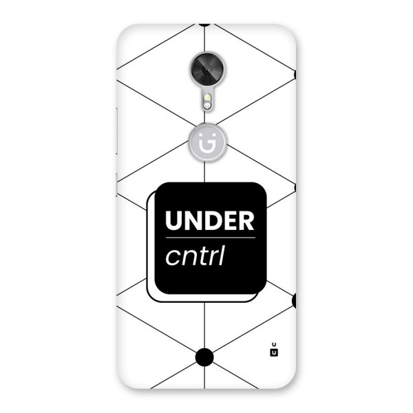 Under Control Back Case for Gionee A1