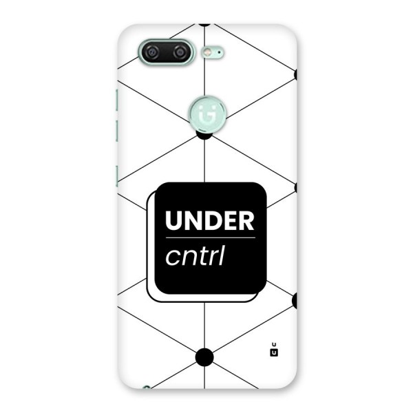 Under Control Back Case for Gionee S10