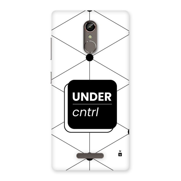 Under Control Back Case for Gionee S6s