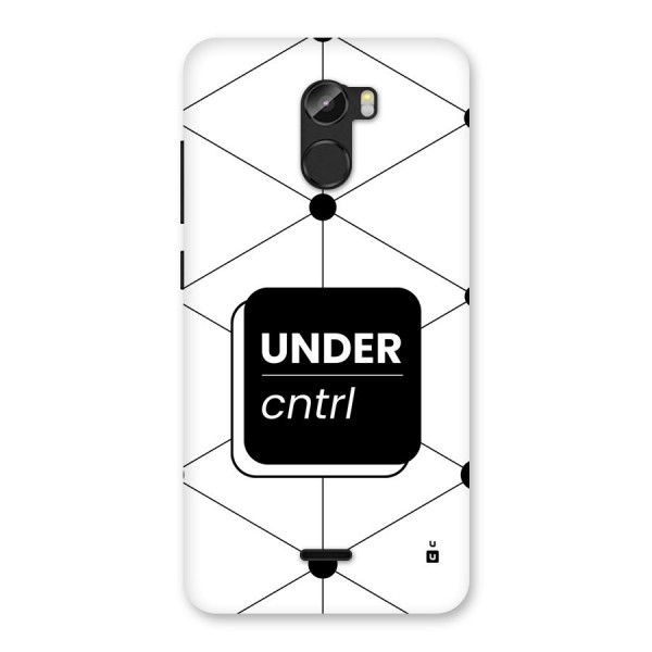 Under Control Back Case for Gionee X1