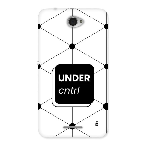 Under Control Back Case for Xperia E4