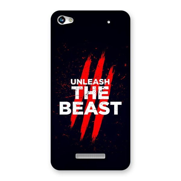 Unleash The Beast Back Case for Canvas Hue 2 A316