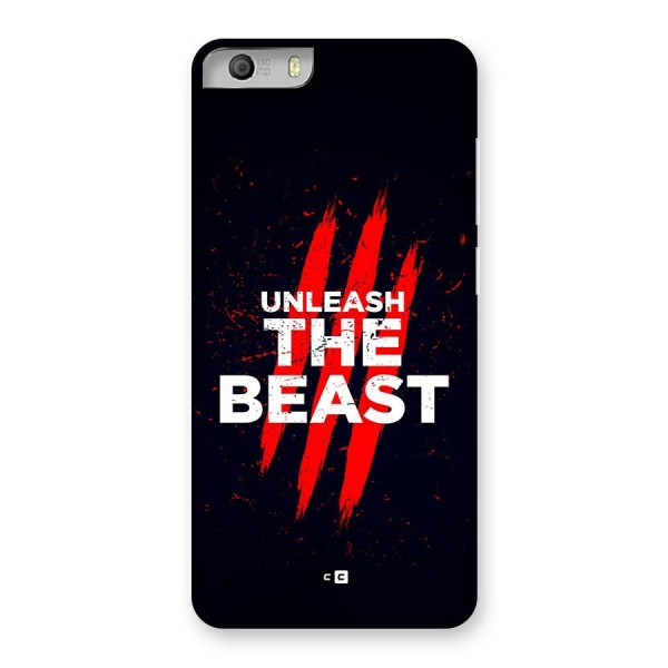 Unleash The Beast Back Case for Canvas Knight 2