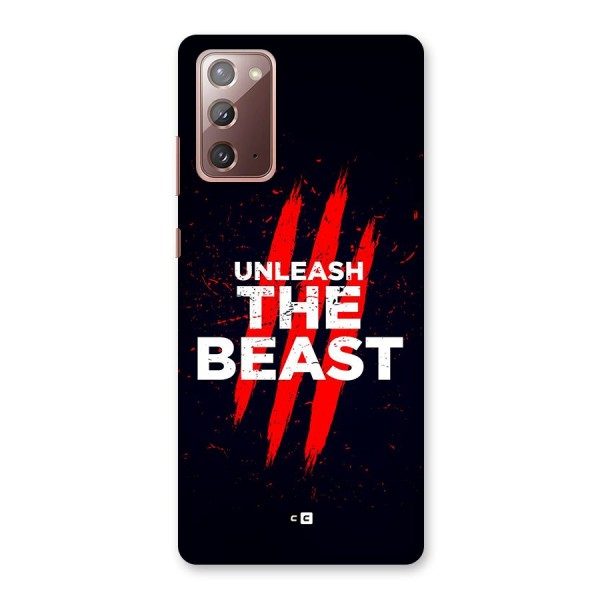 Unleash The Beast Back Case for Galaxy Note 20