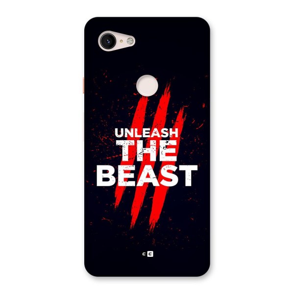 Unleash The Beast Back Case for Google Pixel 3 XL