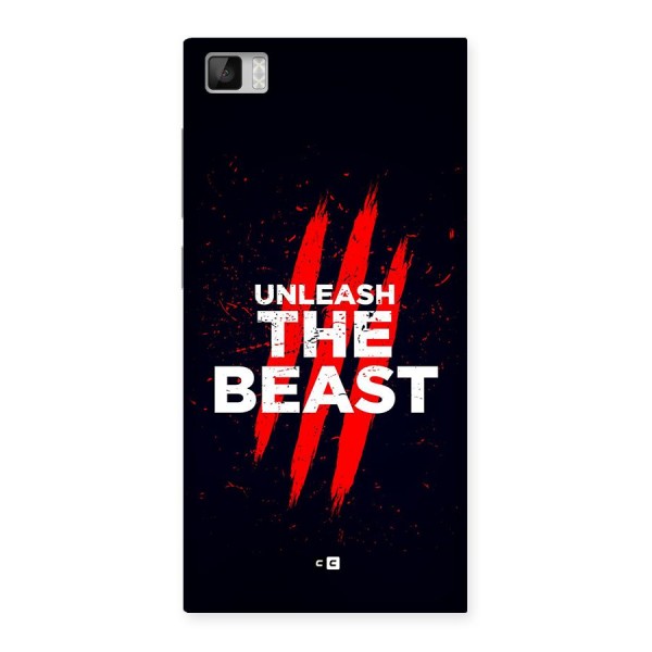 Unleash The Beast Back Case for Mi3