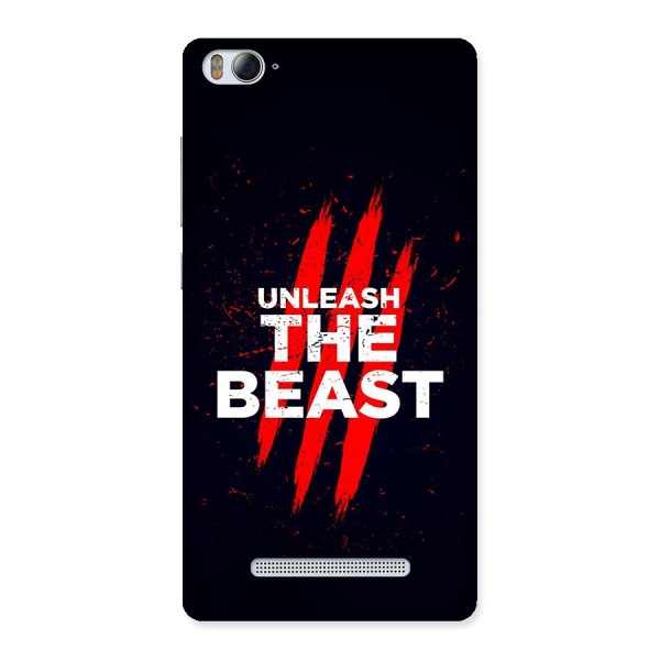 Unleash The Beast Back Case for Mi4i