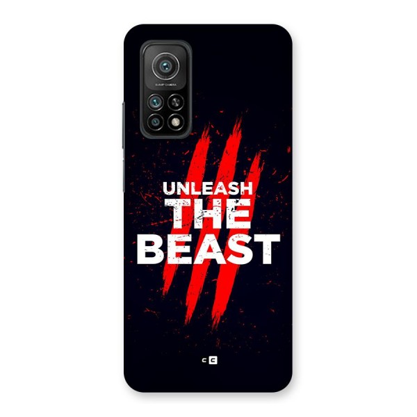 Unleash The Beast Back Case for Mi 10T 5G