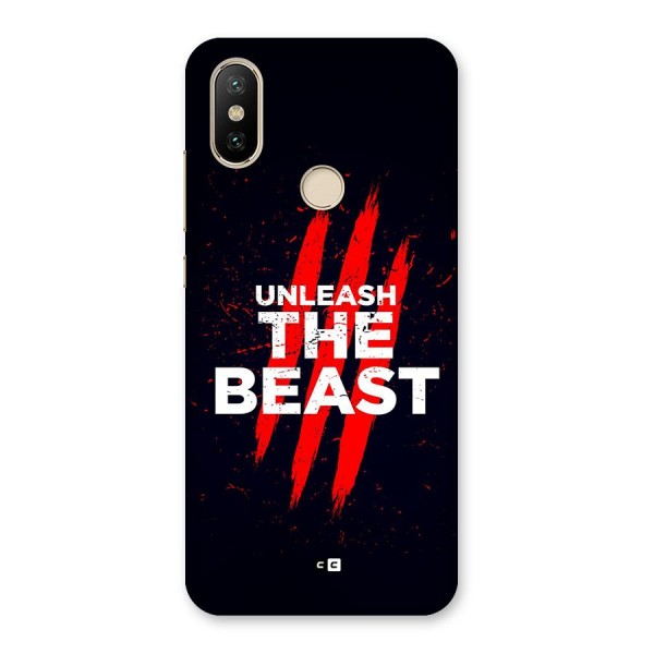 Unleash The Beast Back Case for Mi A2