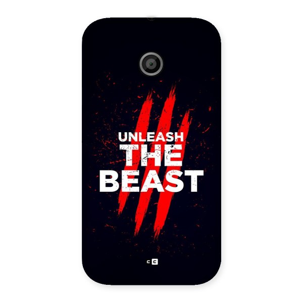 Unleash The Beast Back Case for Moto E