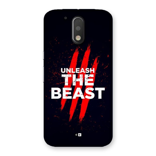 Unleash The Beast Back Case for Moto G4