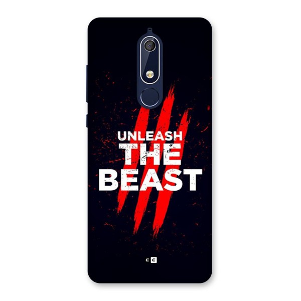 Unleash The Beast Back Case for Nokia 5.1