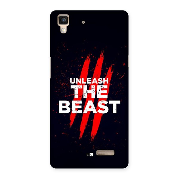 Unleash The Beast Back Case for Oppo R7