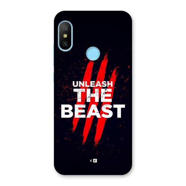 Unleash The Beast Back Case for Redmi 6 Pro