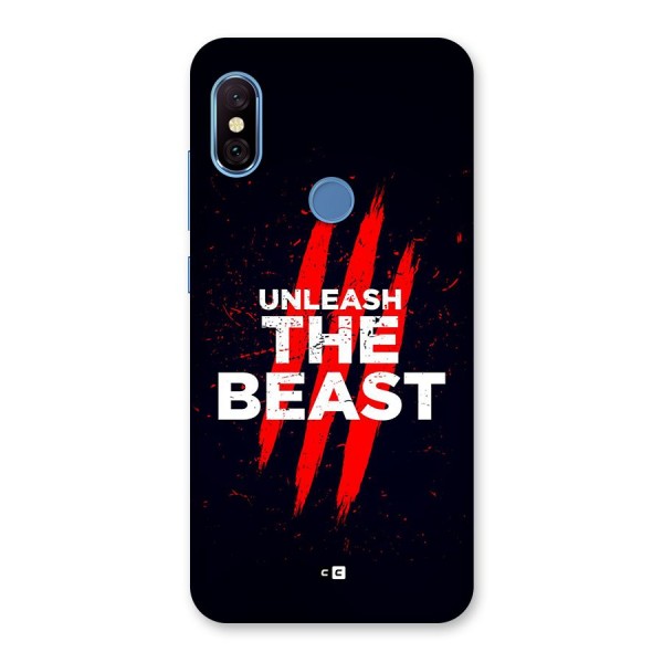 Unleash The Beast Back Case for Redmi Note 6 Pro