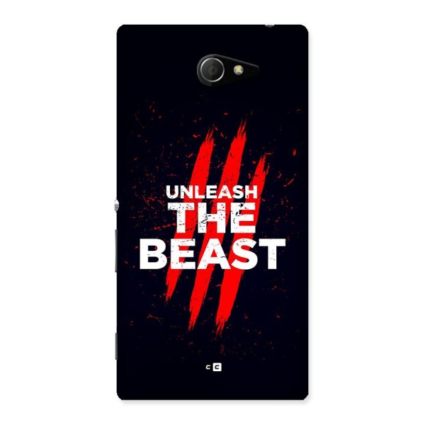 Unleash The Beast Back Case for Xperia M2