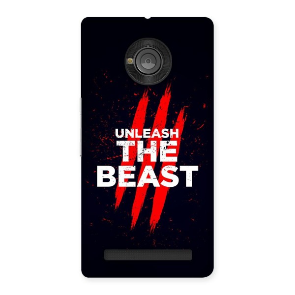 Unleash The Beast Back Case for Yuphoria