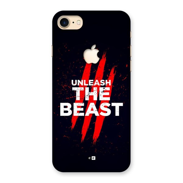 Unleash The Beast Back Case for iPhone 7 Apple Cut